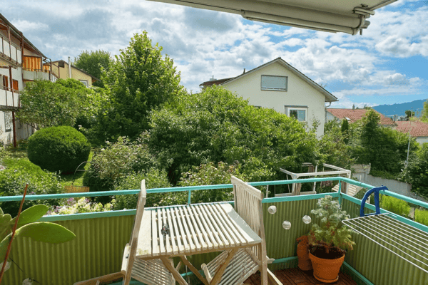 SONNIGER BALKON MIT WEITSICHT BIS AUF DEN UETLIBERG 5