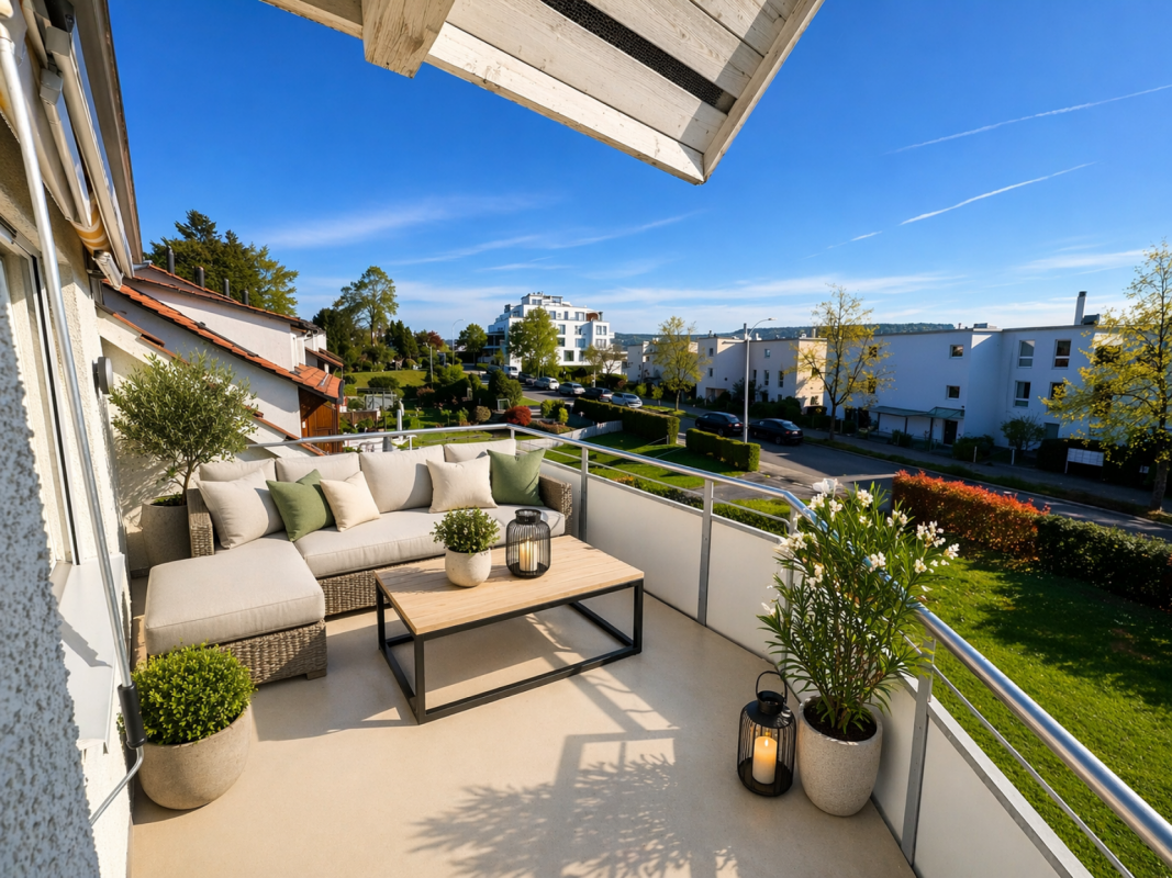 HOCHWERTIG UND GROSSZÜGIG MIT SONNIGEM BALKON