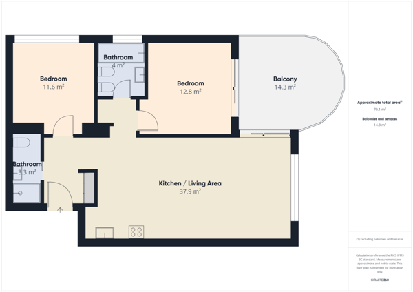 1.5 locali in posizione centrale ammobiliato con doppi servizi 18
