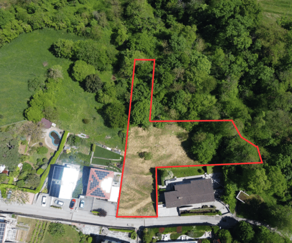 Nuovo prezzo! Montagnola in vendita generoso terreno edificabile con vista aperta sulle montagne 3