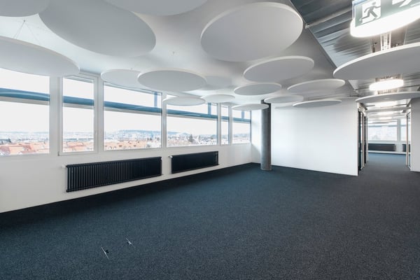 Gekühlte Bürofläche im Geschäftshaus Tic Tric Trac 3