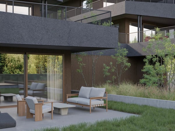Appartement de 2.5 pièces au rez-de-chaussée avec jardin privatif 1