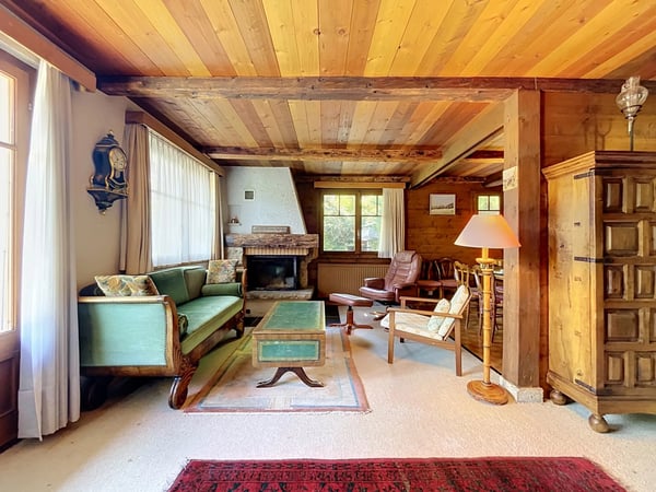 Chalet de charme à Arveyes - Bien rare avec potentiel 3