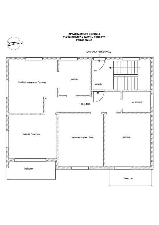 App. 4.5 loc. in casa bifamiliare a Rancate 11