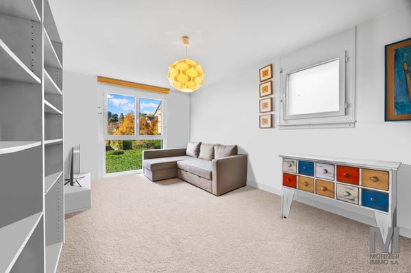 Magnifique duplex de 2.5 pièces avec terrasse et jardin privatif à Pully 11