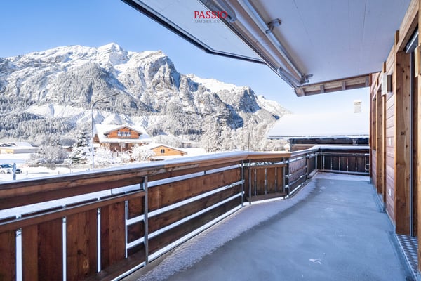 Grosszügige 1.5-Zimmer Wohnung mit Alpenpanorama und grossem Balkon 1