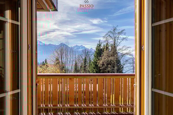 Grosszügige 1.5-Zimmer Ferienwohnung mit 2 Balkonen und Panoramasicht 6