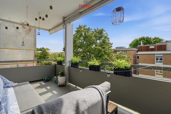 Helle Wohlfühloase mit Balkon, Abendsonne und viel Platz 12