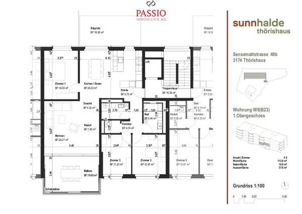 Moderne 4.5-Zimmer Neubau-Wohnung mit hochwertigem Innenausbau 3