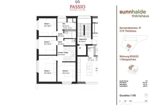 Hochwertige 5.5-Zimmer Neubau-Duplexwohnung mit exklusivem Innenausbau 3