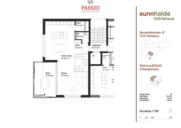 Hochwertige 5.5-Zimmer Neubau-Duplexwohnung mit exklusivem Innenausbau 4