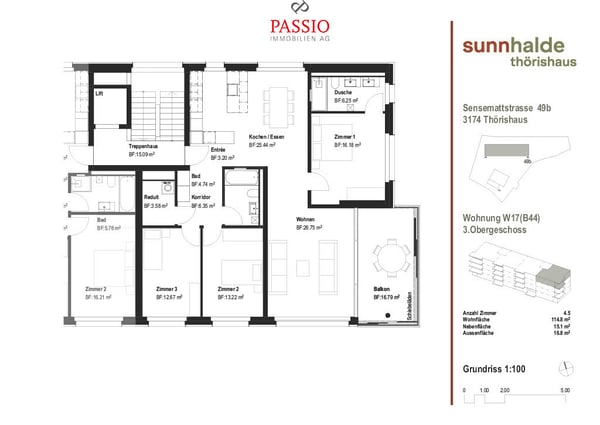 Moderne 4.5-Zimmer Neubau-Wohnung mit hochwertigem Innenausbau 3