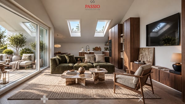 Moderne, zeitlose 2.5-Zimmer-Dachwohnung mit hoher Wohnqualität 1
