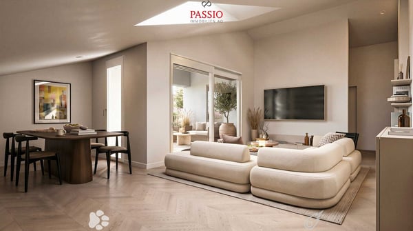 Moderne, zeitlose 2.5-Zimmer-Dachwohnung mit hoher Wohnqualität 3