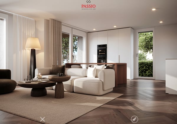 4.5-Zimmer-Erdgeschosswohnung - Modern wohnen mit eigenem Sitzplatz 1