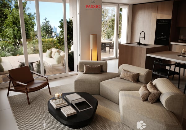 3.5-Zimmer-Erdgeschosswohnung - Modern wohnen mit grossem Sitzplatz 4