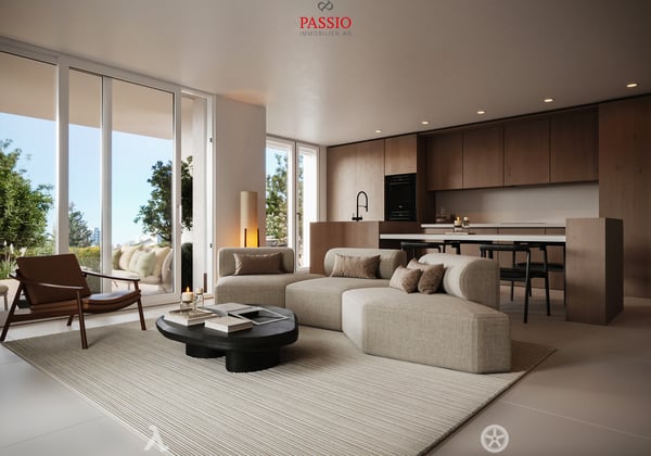 3.5-Zimmer-Erdgeschosswohnung - Modern wohnen mit grossem Sitzplatz 2