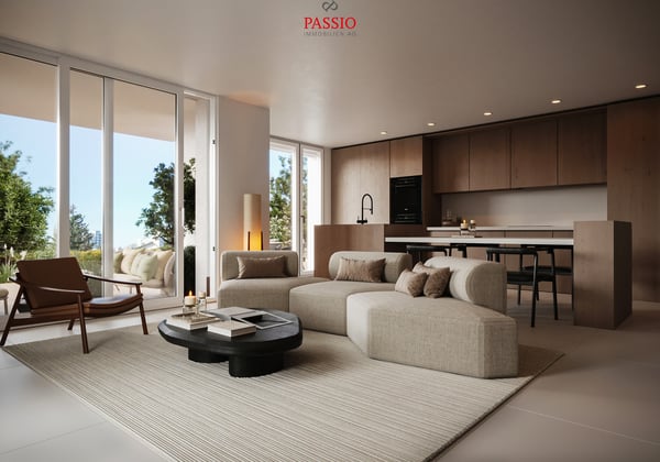 3.5-Zimmer-EG-Wohnung - Modern wohnen mit 62.3m² privater Gartenfläche 2