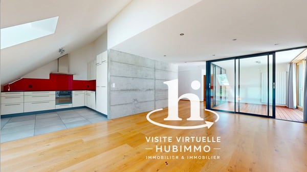 Grandcour - 4,5 pcs de 140m2 avec loggia intérieur!