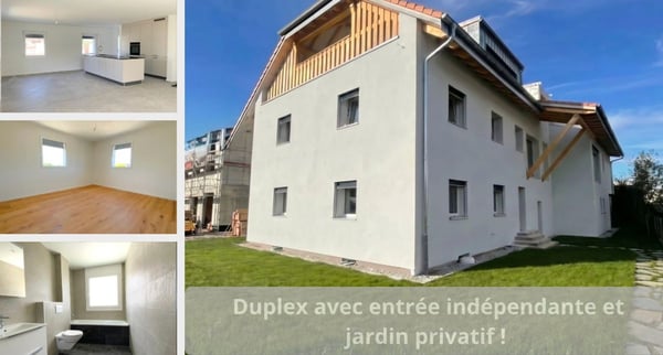 Duplex avec jardin exclusif! 1