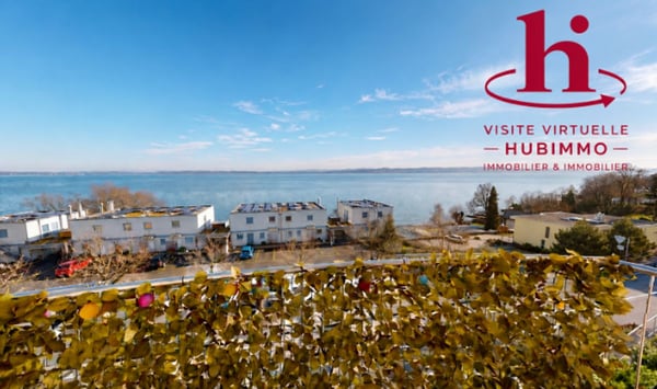 3½ mansardé avec vue 180 sur le lac de Neuchâtel !