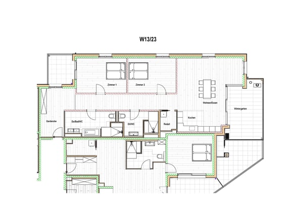 Letzte verfügbare Neubauwohnung mit Wintergarten im Projekt Trautheim! 13