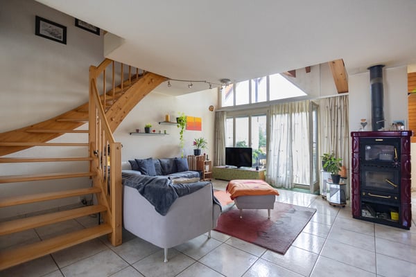Gemütliche Maisonette-Dachwohnung mit herrlicher Weitsicht