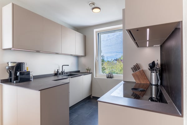 Moderne 4.5-Zimmer-Wohnung mit grosser Dachterrasse und Loggia an zent 7