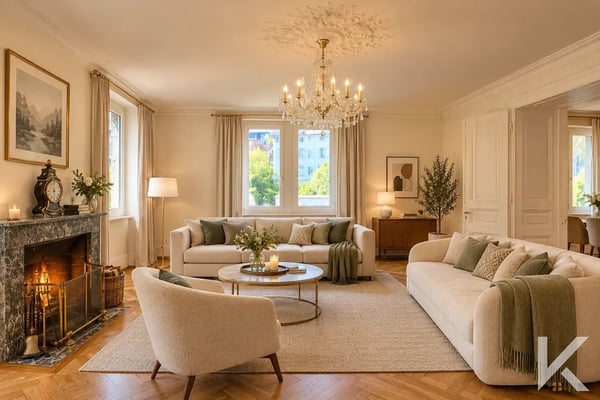 Profitez du chauffage à distance et oubliez vos factures de gaz. Magnifique appartement 6.5 pièces et studio en copropriété au bord de la Vièze 1