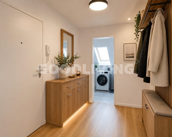 Modernisierte Dachwohnung mit verglaster Terrasse und Garage 5