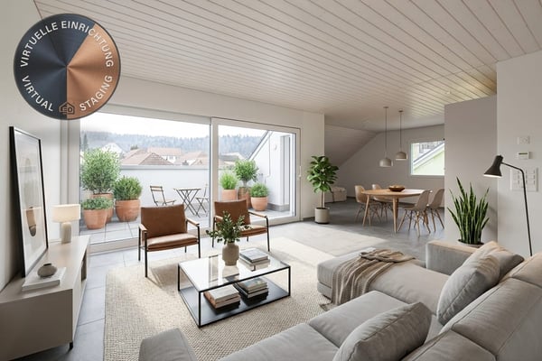 4.5-Zi.-Attikawohnung mit grossem Balkon, Niederwil