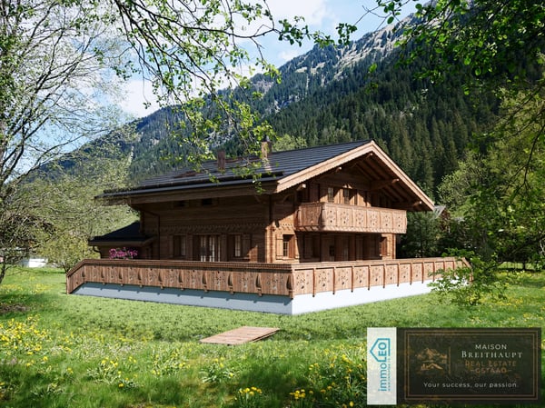 Idyllisches 5½-Zimmer Neubau-Chalet mit Bergsicht 1