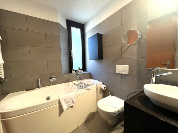 ELEGANTE APPARTAMENTO AMMOBILIATO DI 2.5 LOCALI CON TERRAZZE E VISTA LAGO  CASSARATE 12
