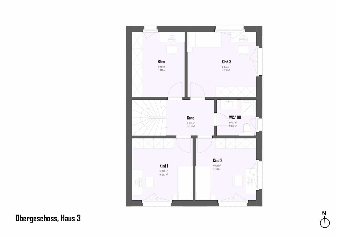 Haus 3 / 7.5 Zimmer Einfamilienhaushälfte am Bach