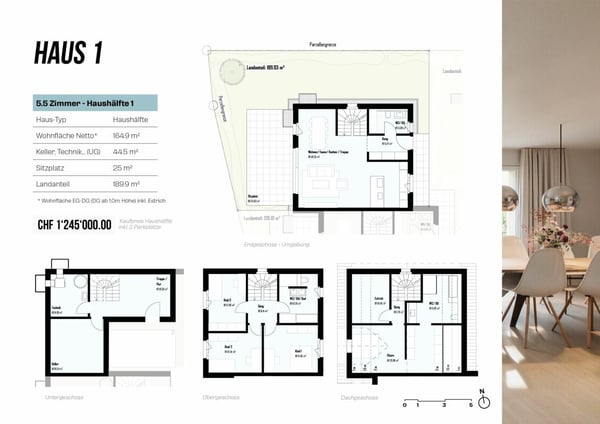 Haus 1 / 5.5 Zi. Neubau AM WALDRAIN 11