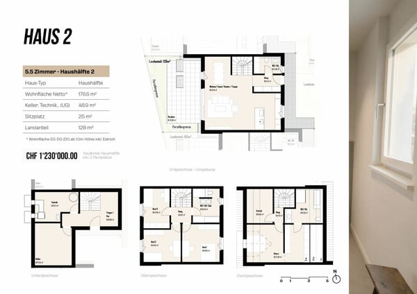 Haus 2 / 5.5 Zi. Neubau AM WALDRAIN 12