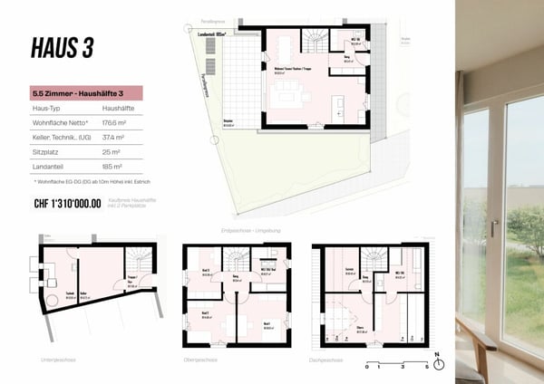 Haus 3 / 5.5 Zi. Neubau AM WALDRAIN 12