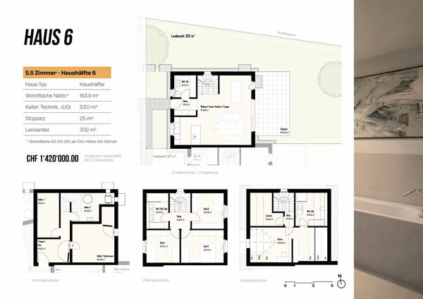 Haus 6 / 5.5 Zi. Neubau AM WALDRAIN 12