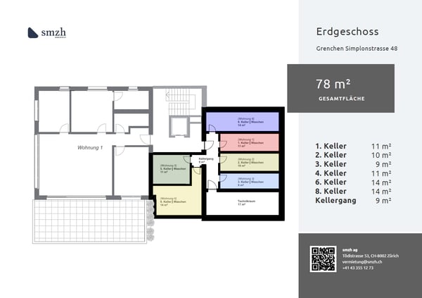 Moderne 1.5-Zimmer Erstbezugswohnung mit Garten in Grenchen 3