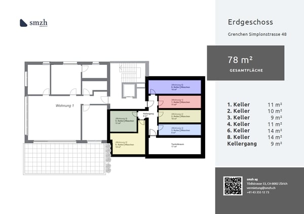 Moderne 1.5-Zi-Wohnung mit Terrasse in Grenchen 3