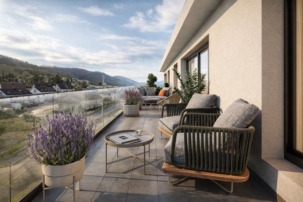 2.5-Zi.-Attika mit 78.5 m² Terrasse - urban wohnen, Killwangen 4
