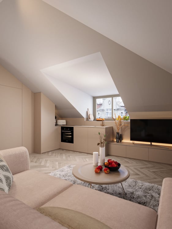 Stilvolle 2-Zimmer-Attikawohnung in Zürich mit hochwertiger Vollausstattung 4