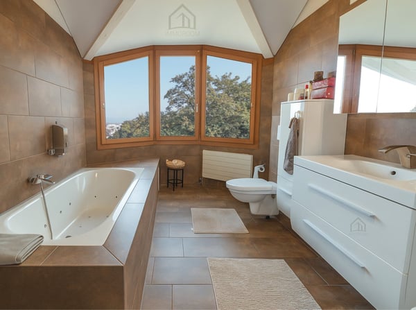 Traumhaftes Wohnen mit Pool, Wellness, Panoramasicht und Wald 12