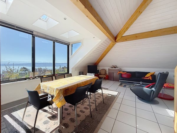 Duplex avec vue panoramique sur le lac et les Alpes – Gorgier 3