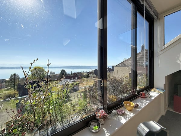 Duplex avec vue panoramique sur le lac et les Alpes – Gorgier 2