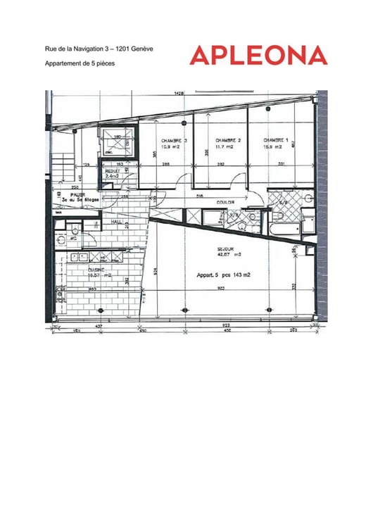 Spacieux appartement de 5 pièces à Genève – Disponible immédiatement 3