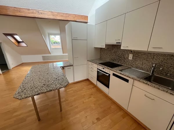 Charmante 1.5-Zimmer-Wohnung mit Dachterrasse im Herzen von Zürich 5