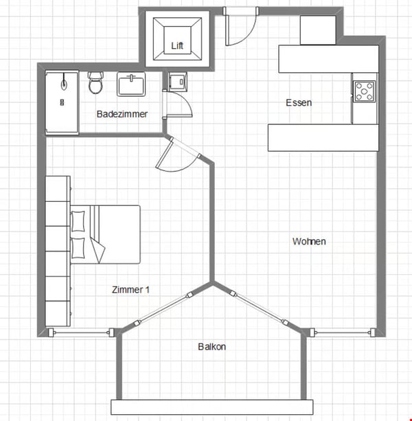 Charmante 2.5-Zimmer-Wohnung mit Balkon in Luzern 8