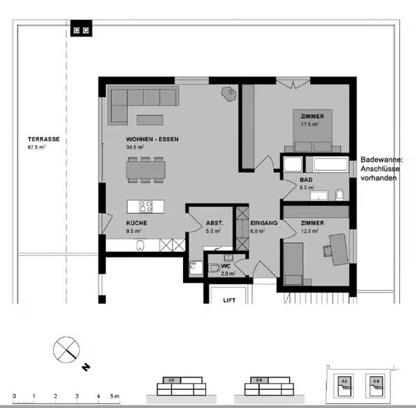 Moderne 3.5-Zimmer-Wohnung mit Balkon in Wohlen – sofort verfügbar! 8