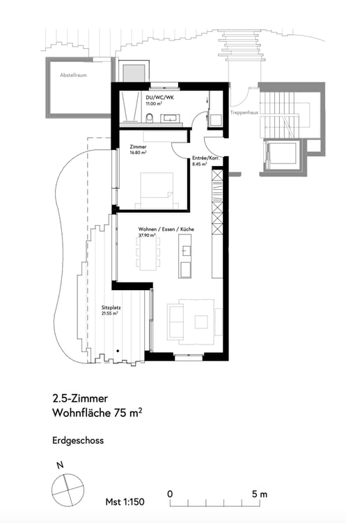 Charmante 2.5-Zimmer-Wohnung mit Balkon in Stäfa 6